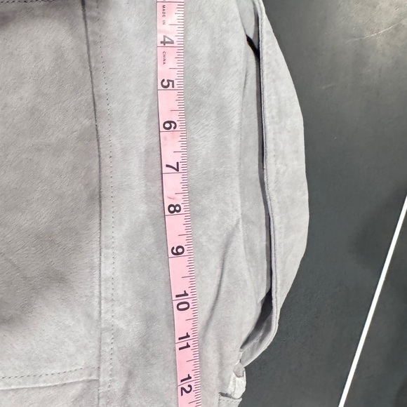 Blank NYC Women's Cloud Grey Leather Jacket - Picture 4 of 10